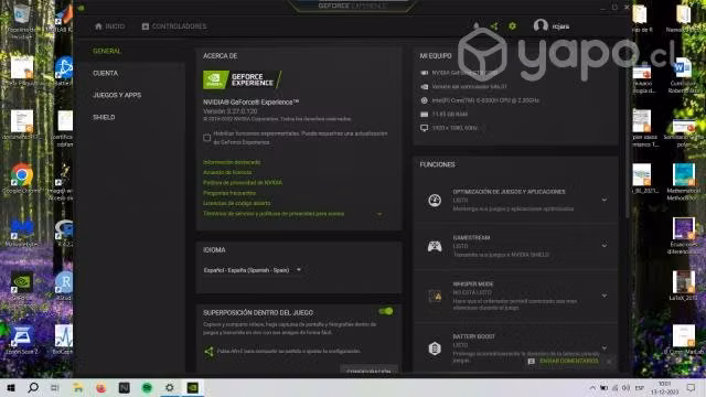 Notebook gamer Acer, 1T ssd 12gb ram y tarjeta GTX - Imagen 2