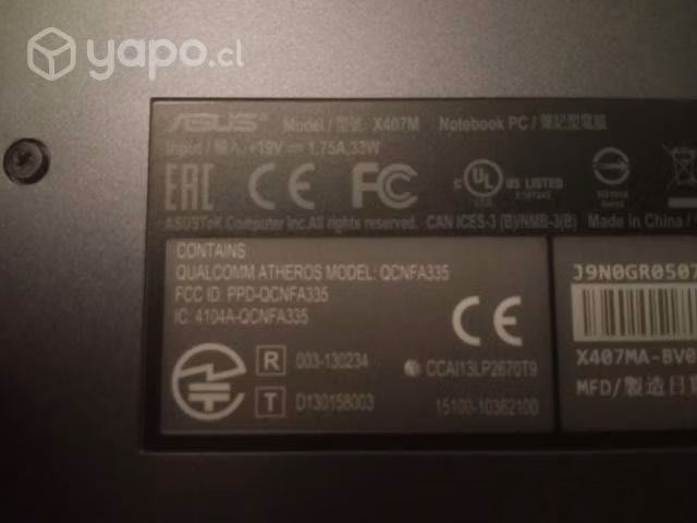Notebook ASUS - Imagen 2