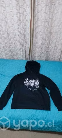 Poleron negro talla L