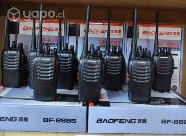 Pack 2 Radios Transmisor Walkie Talkie Baofeng 888