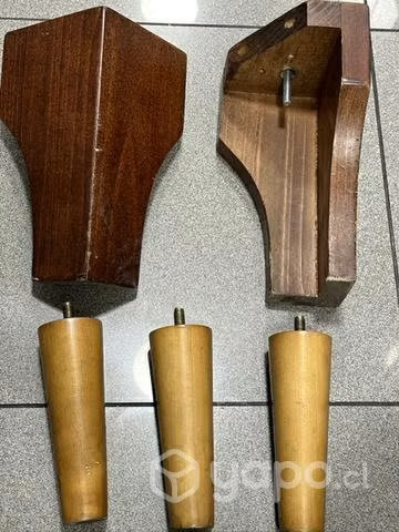 Patas de madera para mueble - Imagen 1