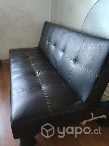Futón sofá cama eco cuero