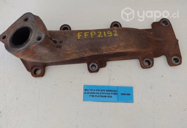 Multiple Escape Derecho (FFP2192) Ford F150 Platin