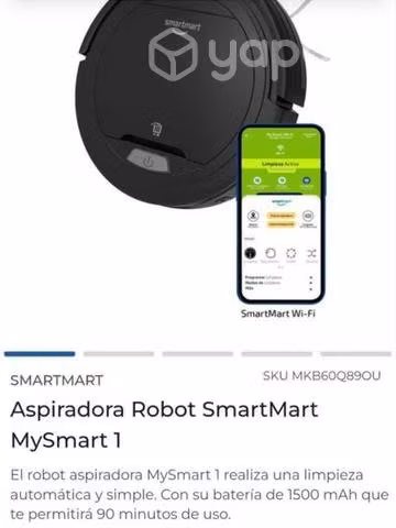Aspiradora Robot NUEVA, Smartmart Mysmart1 - Imagen 2