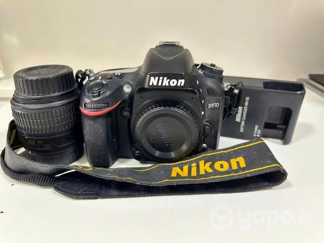Nikon Semi profesional D610 + Lente