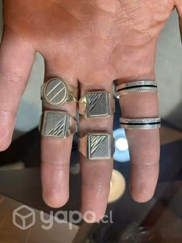 Lote anillos y aros