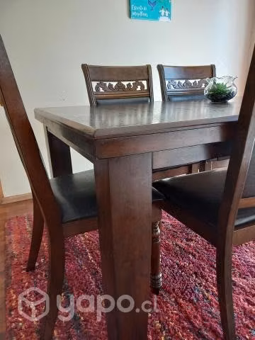 Juego comedor mesa y 6 sillas