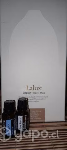 Difusor doterra ultrasonico + 2 aceites 15ml