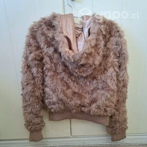 Chaqueta peluda sintética talla M - Imagen 2