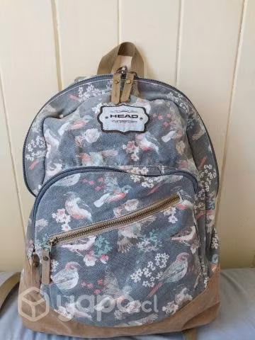 Mochila Head vintage design pajaritos