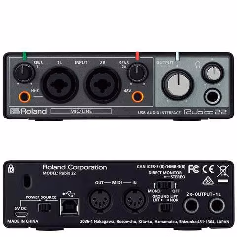 Interfaz de Audio Roland Rubix 22