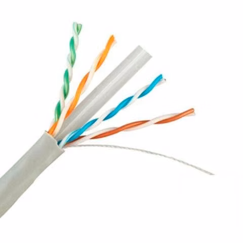 Cable utp cat6 100 mts, 23 awg, cca pvc. gris - Imagen 2