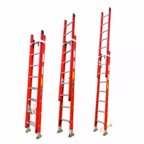 Escalera telescopica fibra de vidrio 4.8 metros