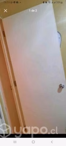 Puerta de 70x200 con chapa y sus llaves.