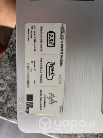 Computador Assus Intel core I7, 8 gb RAM poco uso - Imagen 4