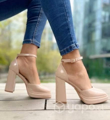Oferta! hermosos tacones color nude