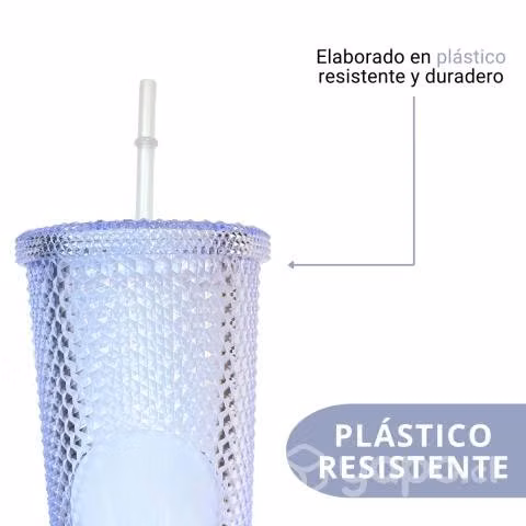 Vaso Blanco Térmico LUZ LED tipo StarBuck 710ML