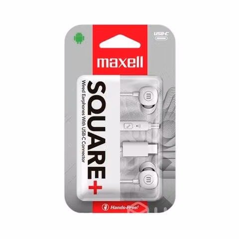 Audifonos Maxell Square+ In-Ear Tipo-C Manos Libre