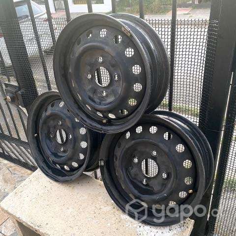Llantas Fierro Aro 14 de 4 puntos - Imagen 2