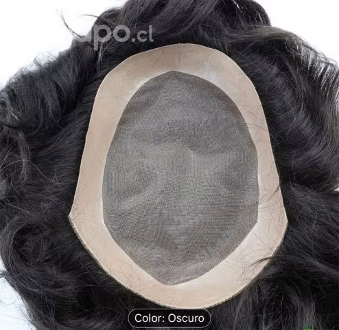 Prótesis capilar (9x7 cm) Reemplazo de cabello hum