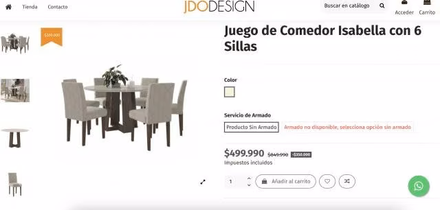 Comedor 6 personas