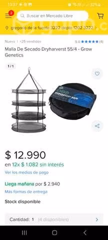 Malla de secado