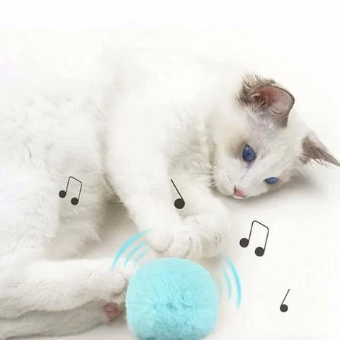 Pelota Interactiva Para Gatos Con Sonido