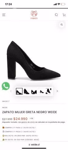 Zapato formal talla 38 - Imagen 3