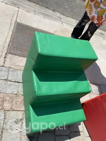 Piscina de pelotas con escalera, rampa y pelotas