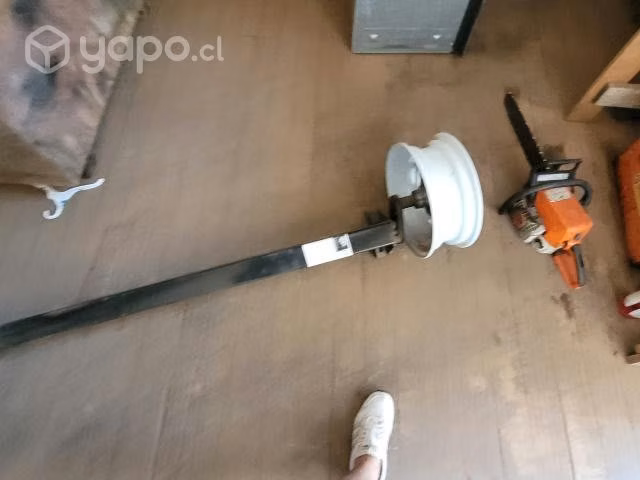 Eje de torsion 850k con 3 llantas aro 14 . 4x100