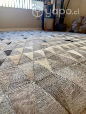 Alfombra natural leather design