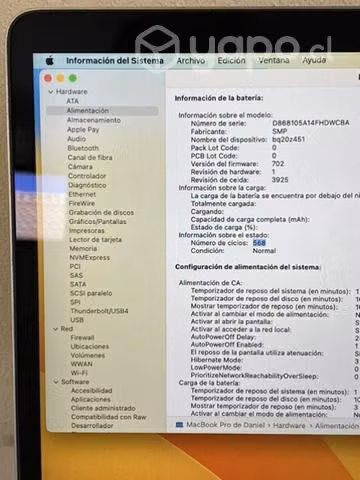 MacBook Pro 15 touchbar 2017 - Imagen 4