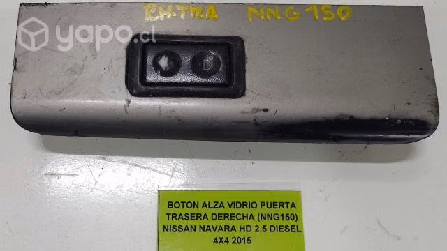 Botón Alza Vidrio Puerta Trasera Derecha Nissan N