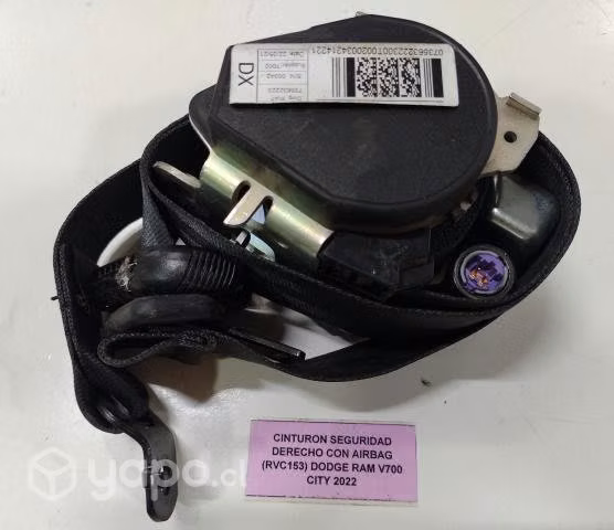 Cinturón Seguridad Derecho Con Airbag (RVC153) Dod