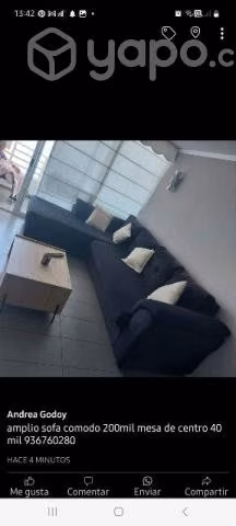 Mesa de centro con cajon - Imagen 2