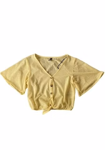 Blusa amarilla H&M
