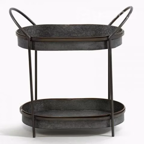 Mesa Rdda Met Bl 66X36cm