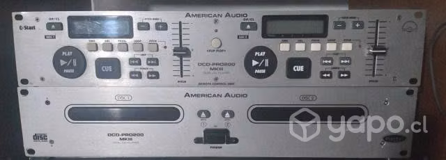 Compactera doble american audio