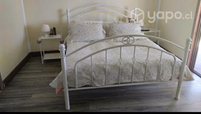 Cama dos plazas bronce