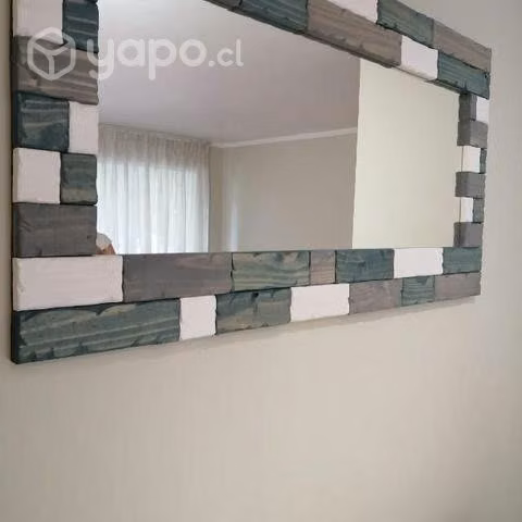 Espejo de madera 140x80 - Imagen 2