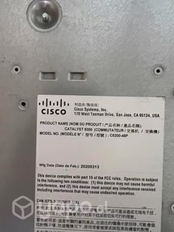 Switch Cisco C9300 48Poe+ - Imagen 3
