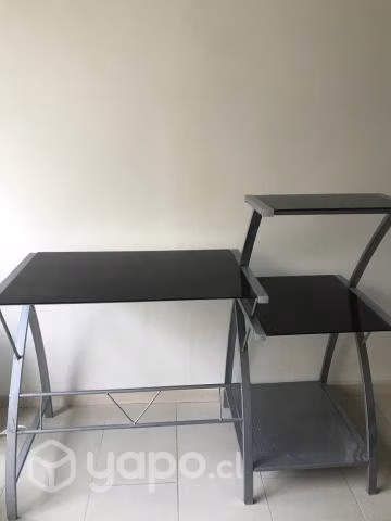 Escritorio de vidrio templado grande