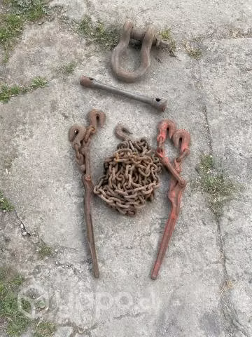 Cadenas+ tensor + llaves + grilletes