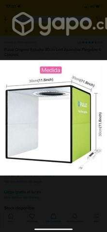 Mini estudio 30 CM led ajustable plegable - Imagen 2