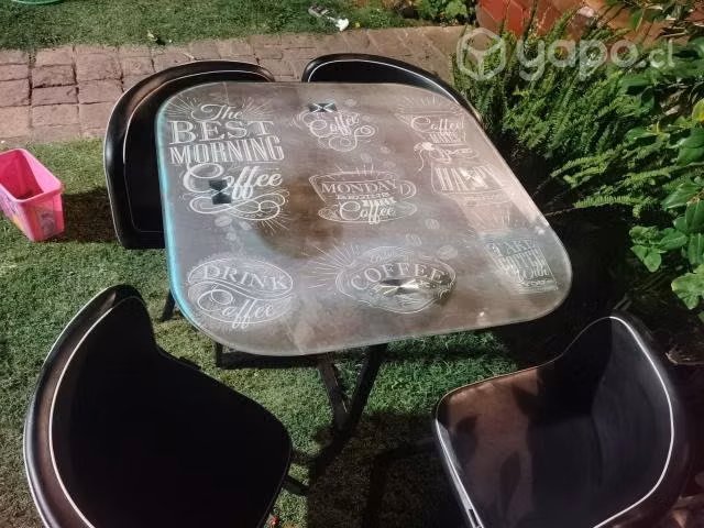 Vendo comedor estilo pizza poco uso coffee - Imagen 2