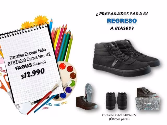 Zapatilla negra fagus