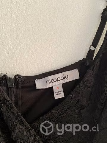 Vestido negro largo Nicopoly - Imagen 4