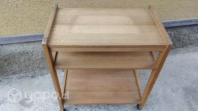 Mesas de madera para televisión con ruedas - Imagen 2