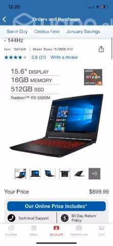 MSI Bravo 15 15.6
