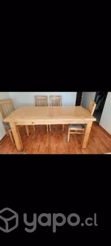 Mesa de comedor 6 sillas